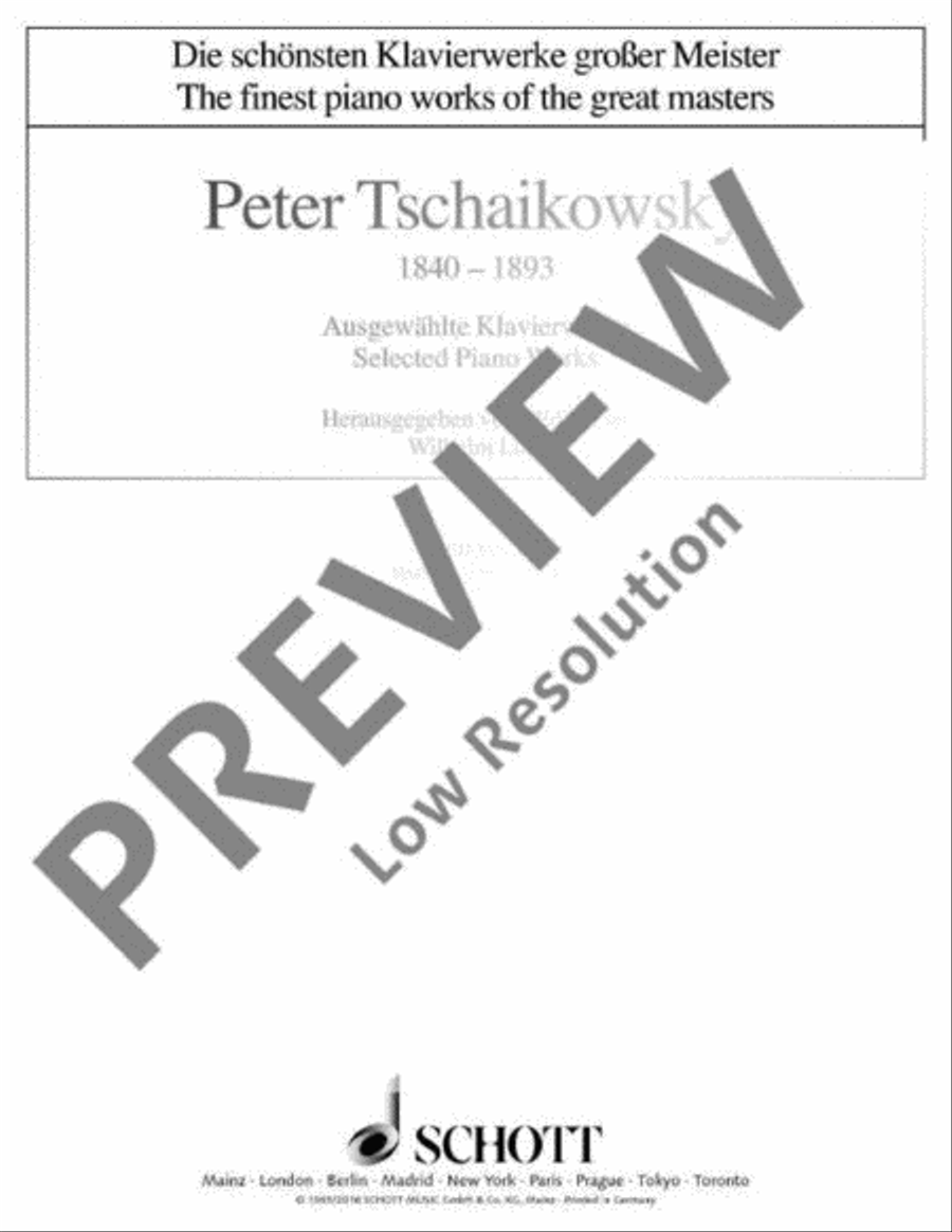 Selected Piano Works Piano Solo scores gallery preview page 2