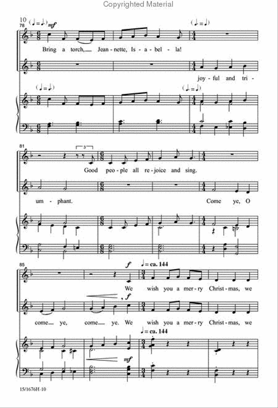 Christmas...In About Three Minutes SSA scores gallery preview page 9
