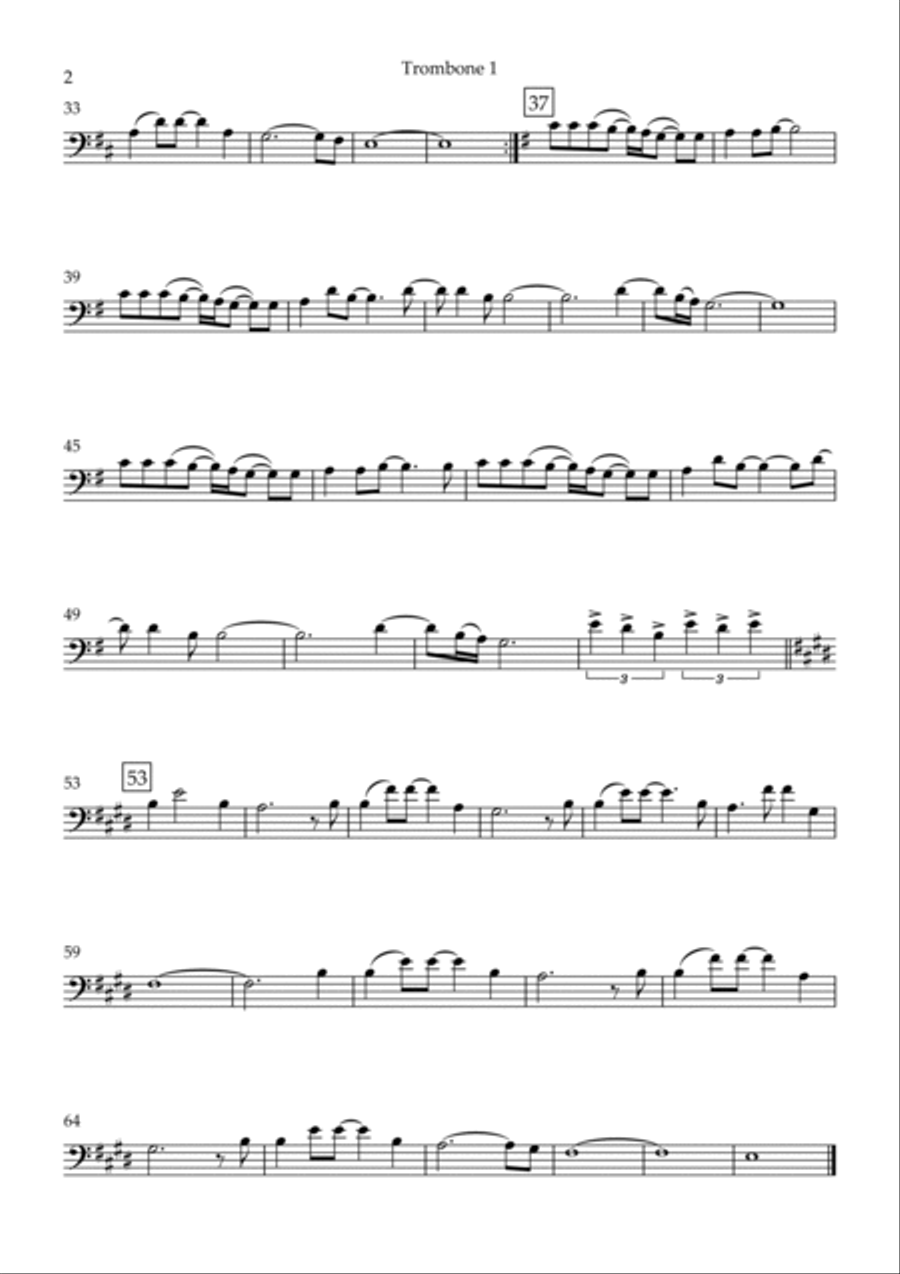 You'll Be In My Heart Brass Ensemble scores gallery preview page 6