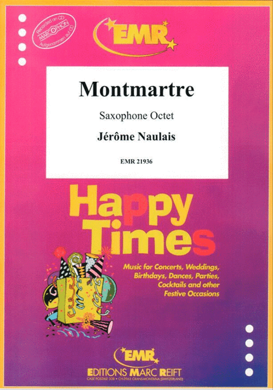 Montmartre Saxophone Ensemble scores gallery preview page 1