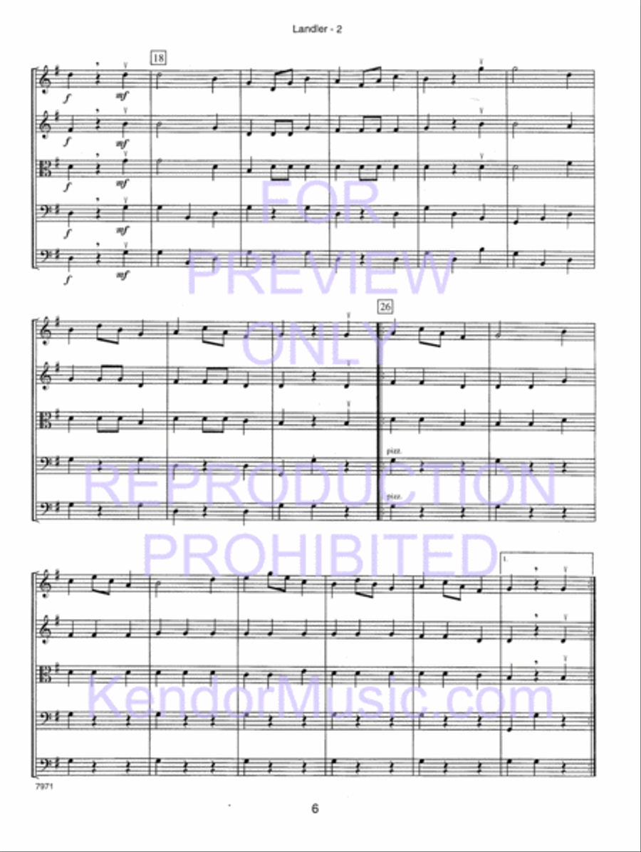 Kendor Concert Favorites , Volume 1 (Score) - with MP3s String Orchestra scores gallery preview page 11