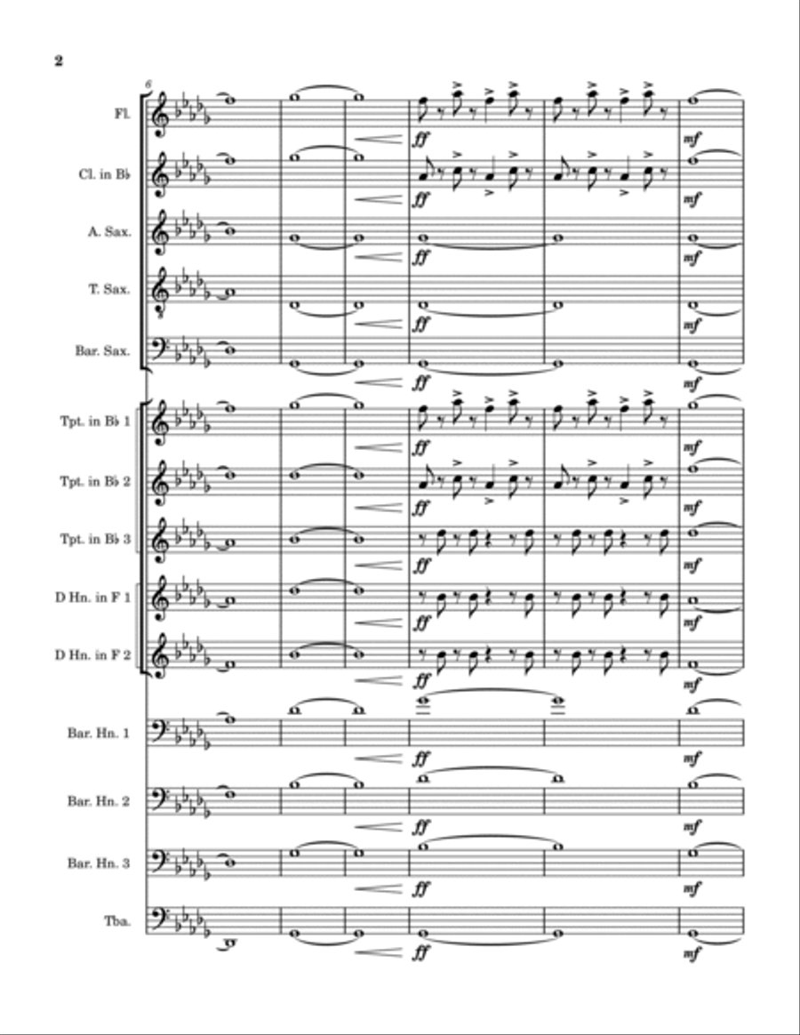 That Darn Mosquito Concert Band scores gallery preview page 2