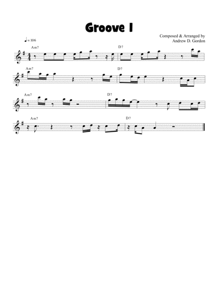 Funk Lesson 1 for Flute image number null