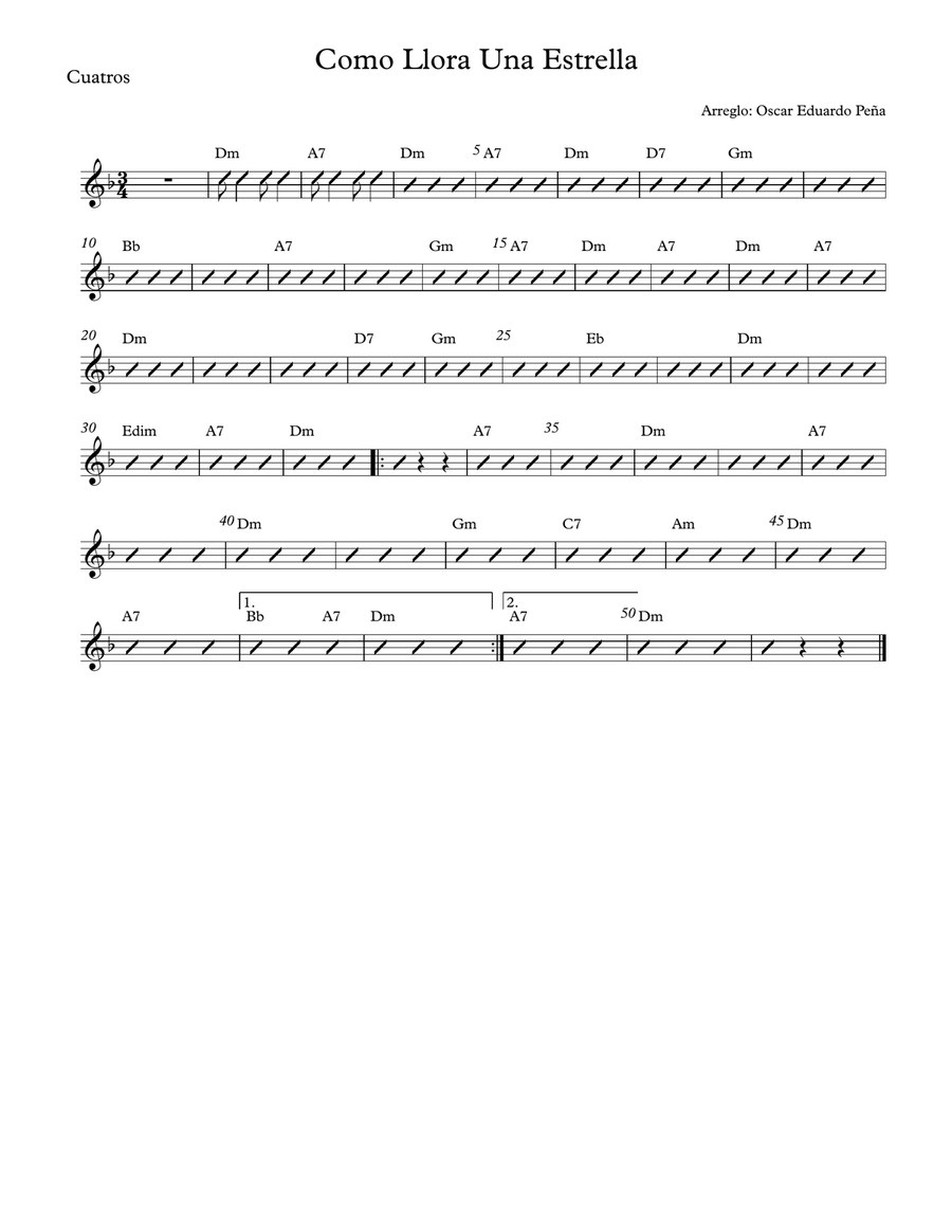 Como Llora una Estrella Percussion Ensemble scores gallery preview page 4