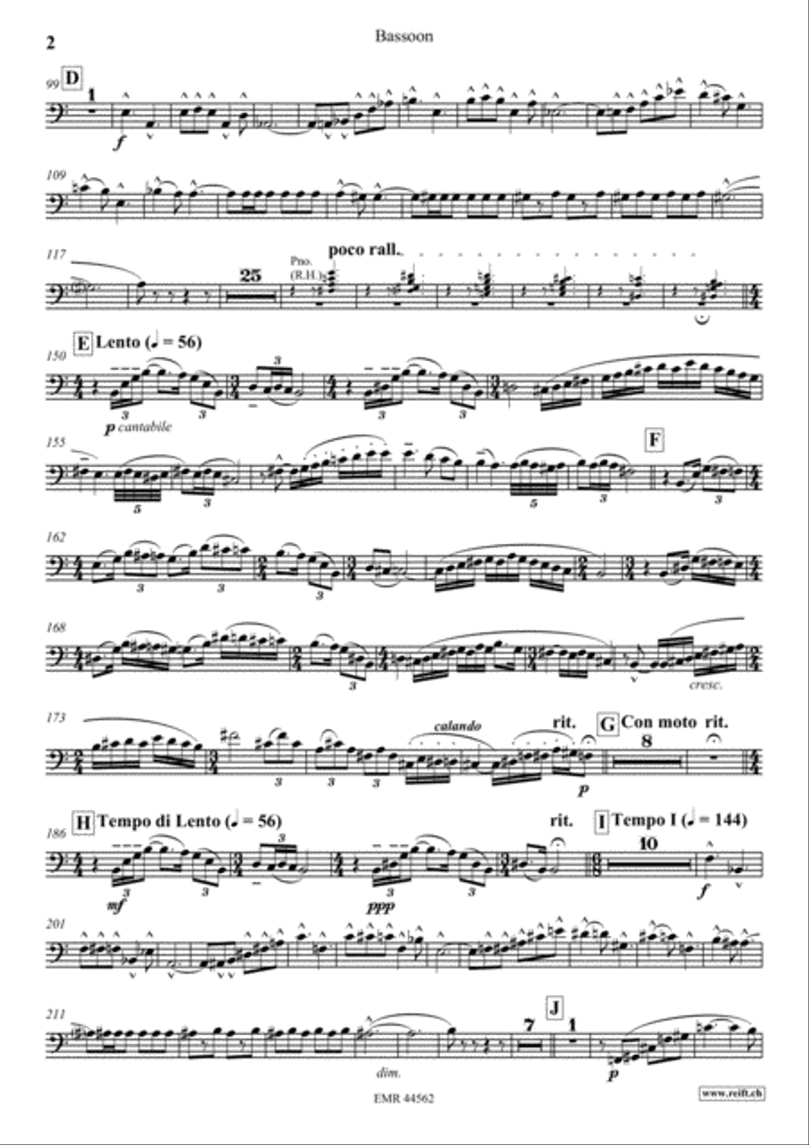 Scherzo Bassoon Solo scores gallery preview page 3