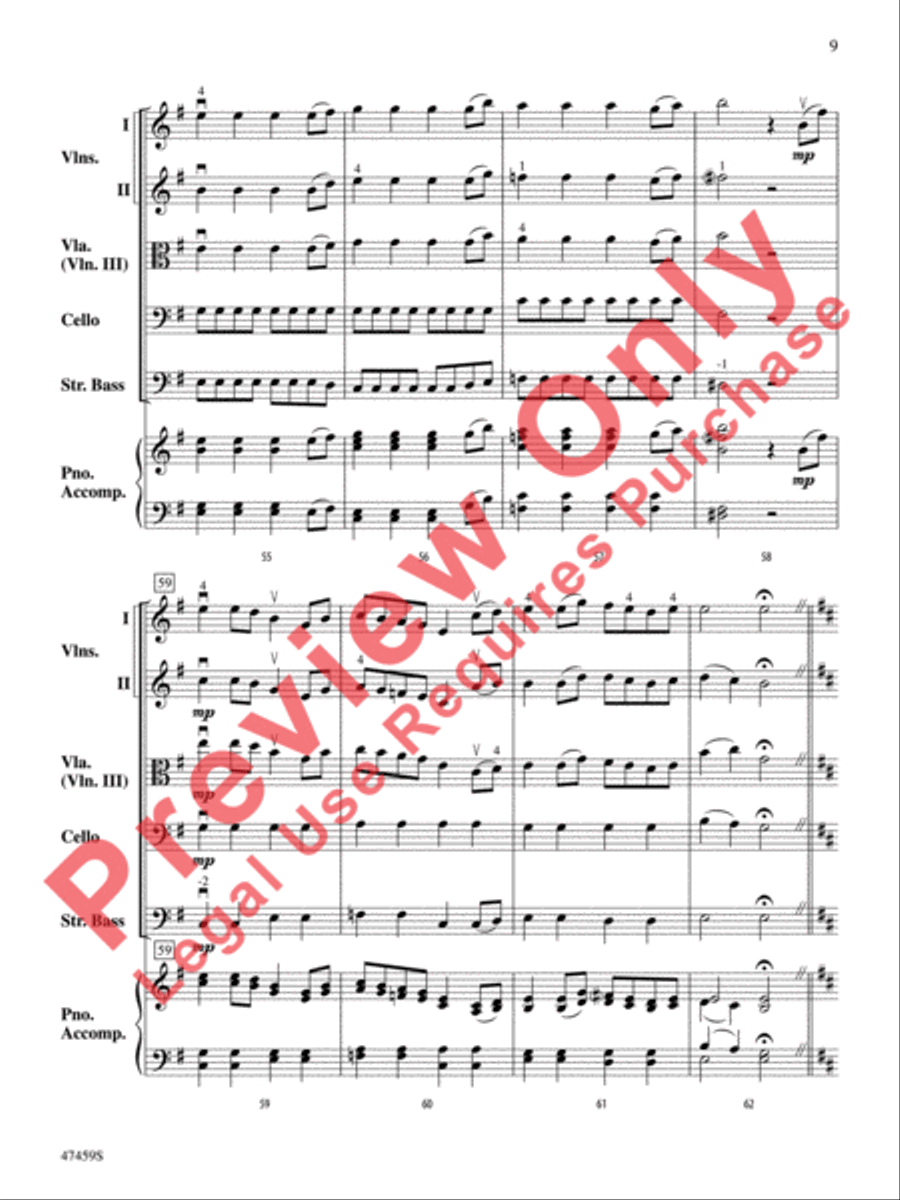 When Robins Dance String Orchestra scores gallery preview page 10