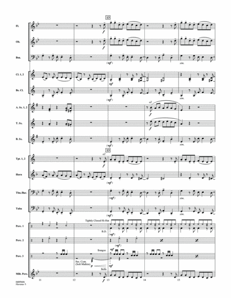 Havana - Conductor Score (Full Score)