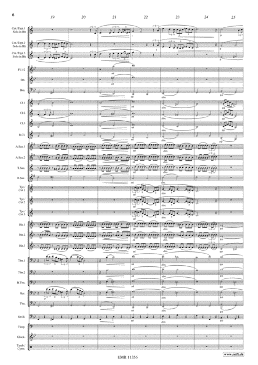 Ave Maria Ave Maria Concert Band scores gallery preview page 7