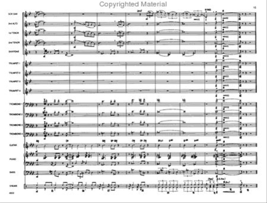 Been Alone Too Long Jazz Ensemble scores gallery preview page 14