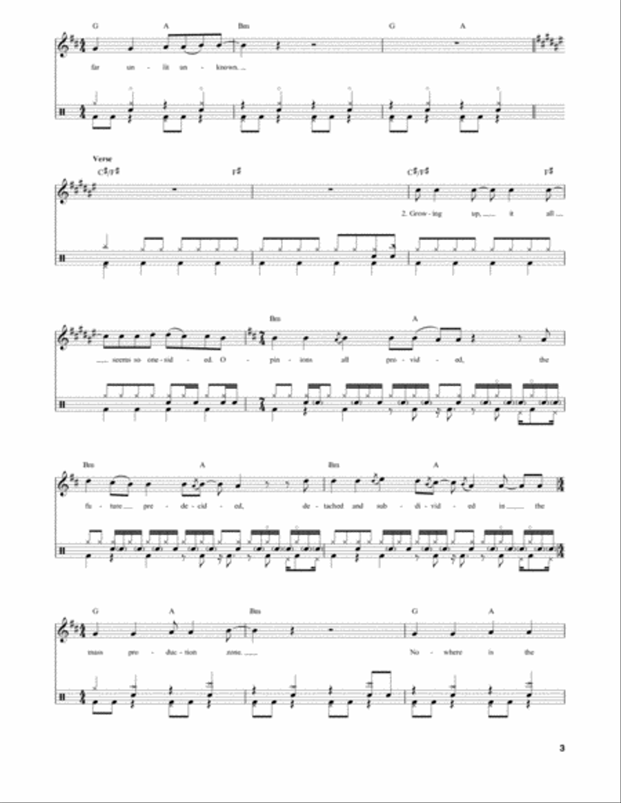 Subdivisions Drum Set scores gallery preview page 3