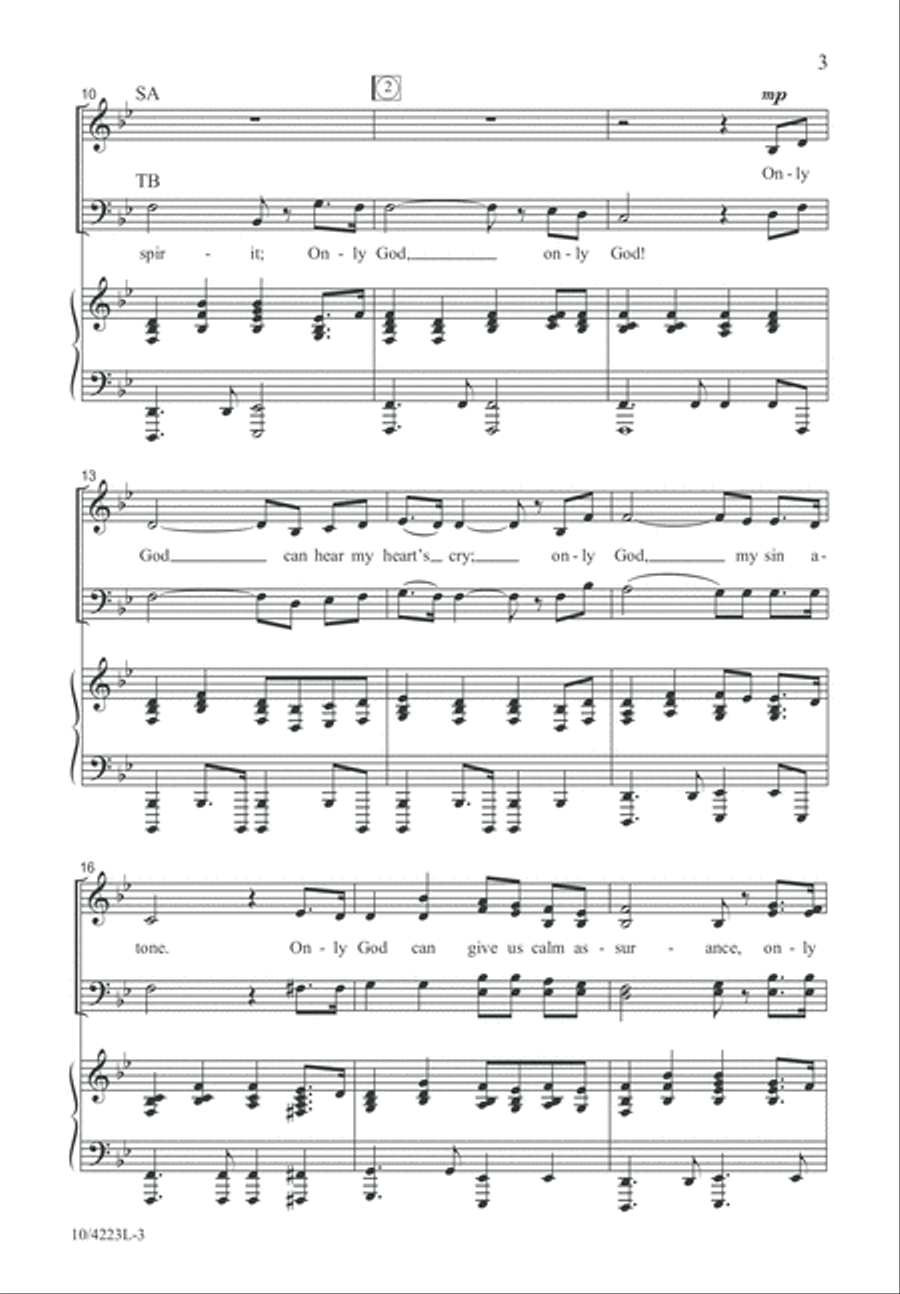 Only God 4-Part scores gallery preview page 3