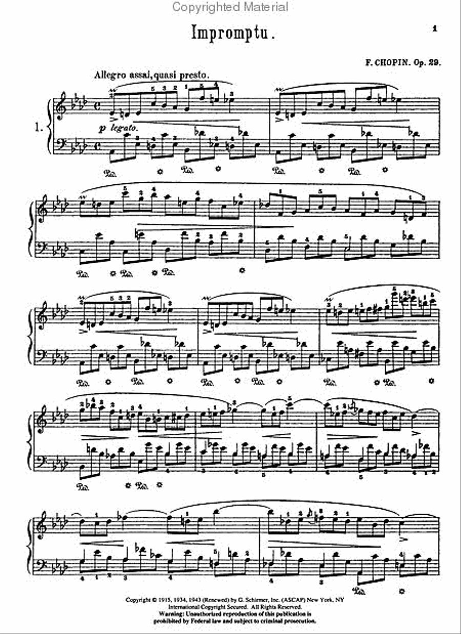 Impromptus Piano Solo scores gallery preview page 2