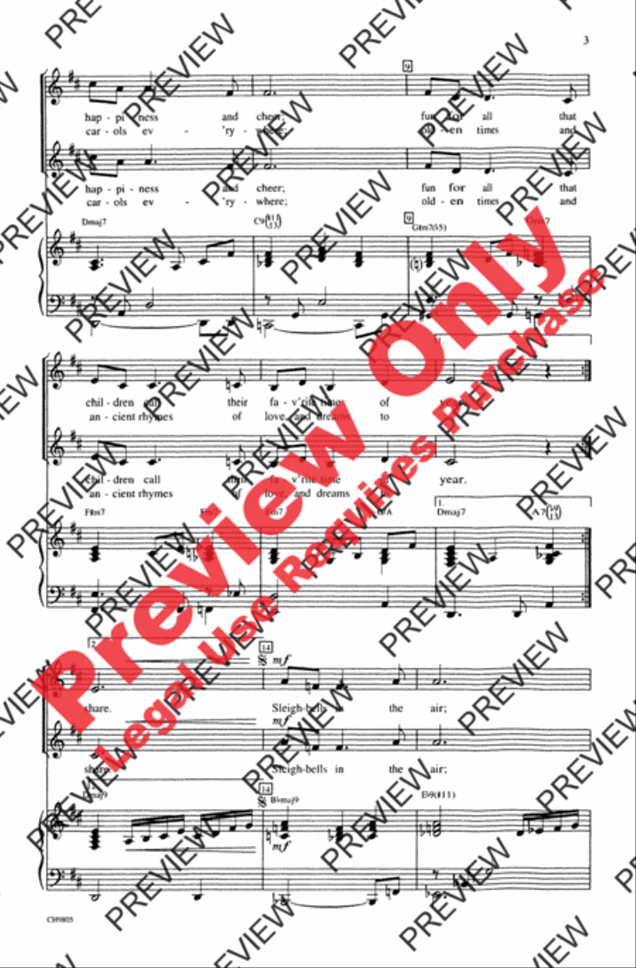 Christmas Time Is Here 2-Part scores gallery preview page 3