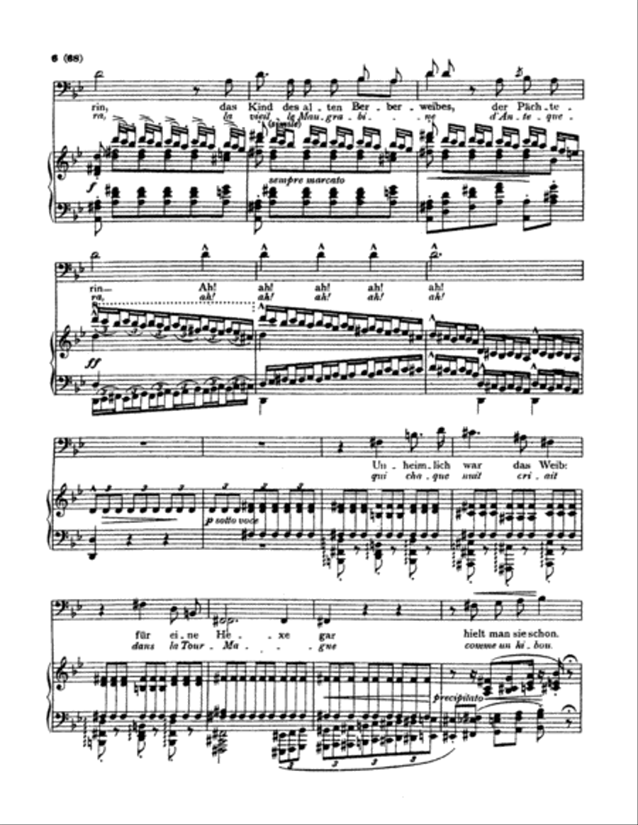 Liszt: Songs, Volume I, Nos. 1-13 (German/French) Voice scores gallery preview page 5