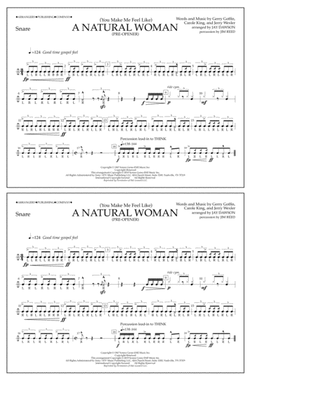 (You Make Me Feel Like) A Natural Woman (Pre-Opener) (arr. Jay Dawson) - Snare