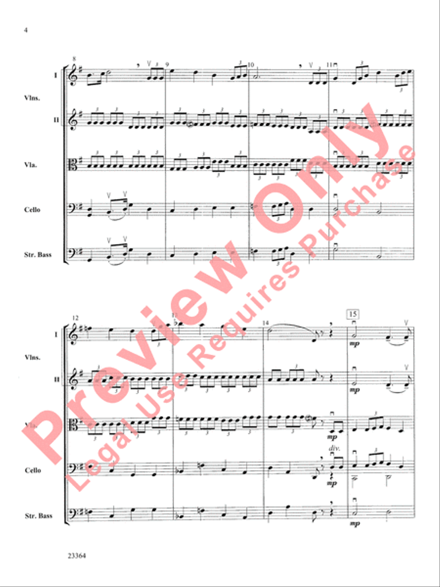 The Adventures of Stringman String Orchestra scores gallery preview page 5