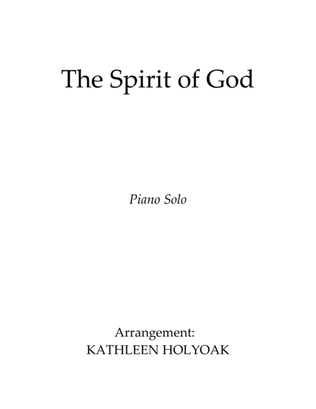 Book cover for The Spirit of God - Piano arrangement by Kathleen Holyoak