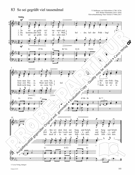 Weitersingen! 100 Chorsatze fur altergewordene. Grossdruck