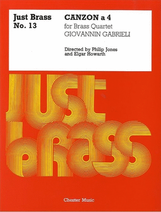 Just Brass 13 Canzon A 4 Gabrieli