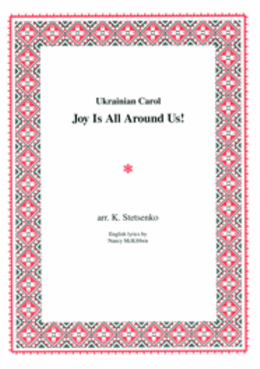 Joy Is All Around Us 4-Part scores gallery preview page 1