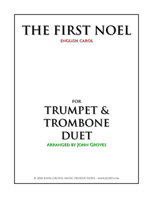 The First Noel - Trumpet & Trombone Duet