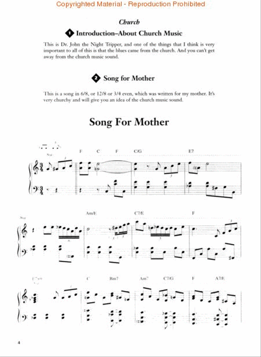 Dr. John Teaches New Orleans Piano – Volume 3 Piano Method scores gallery preview page 2