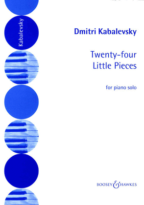 Book cover for 24 Little Pieces, Op. 39