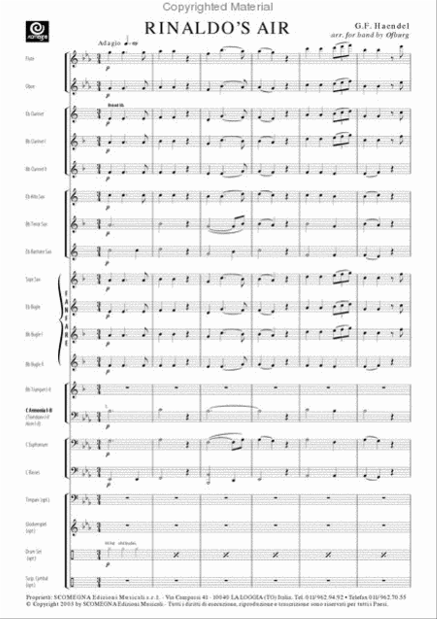 Rinaldo's Air Concert Band scores gallery preview page 3