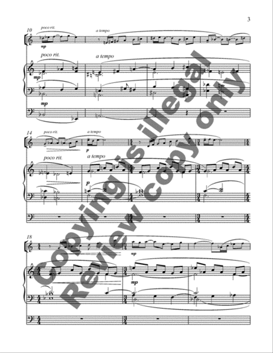 Elegy Elegy B-Flat Clarinet scores gallery preview page 9
