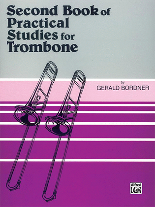 Book cover for Practical Studies for Trombone, Book 2