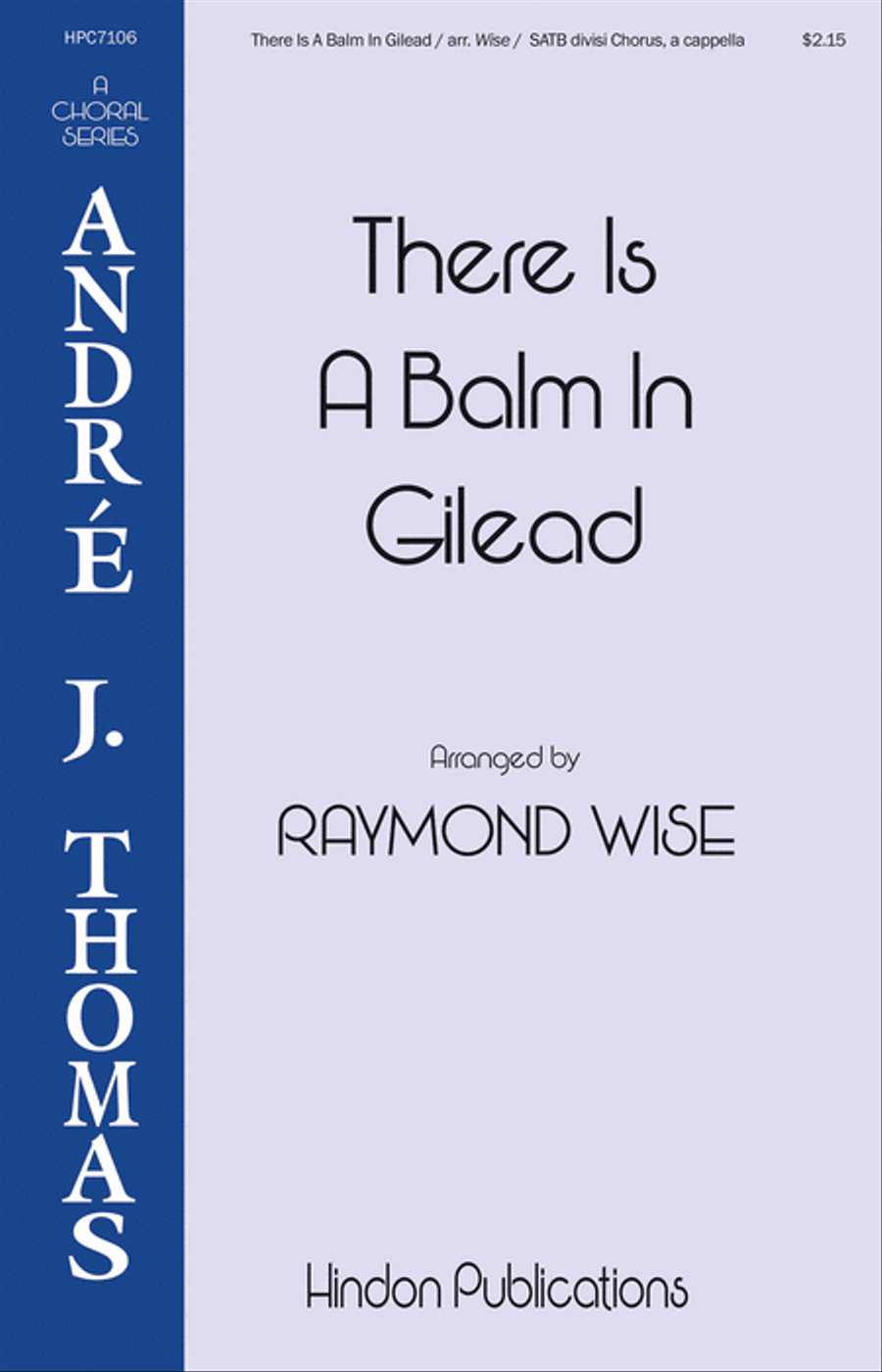 There Is a Balm in Gilead 4-Part scores gallery preview page 1