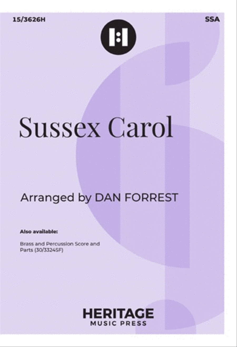 Sussex Carol SSA scores gallery preview page 1