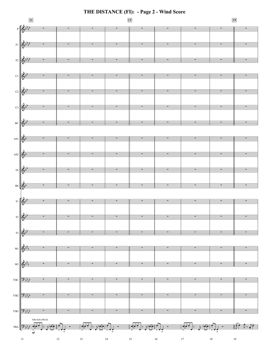 The Distance Marching Band scores gallery preview page 2