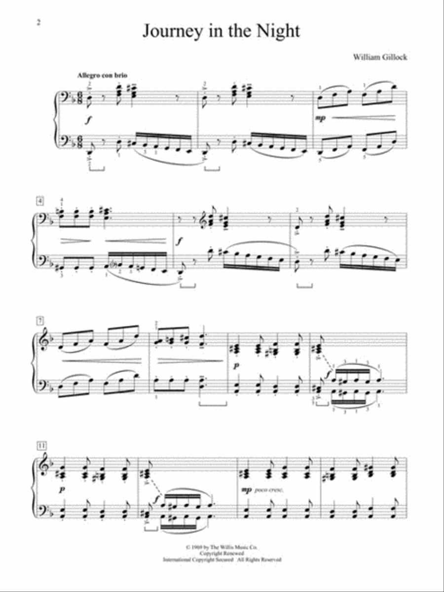 Journey in the Night Journey in the Night Piano scores gallery preview page 2
