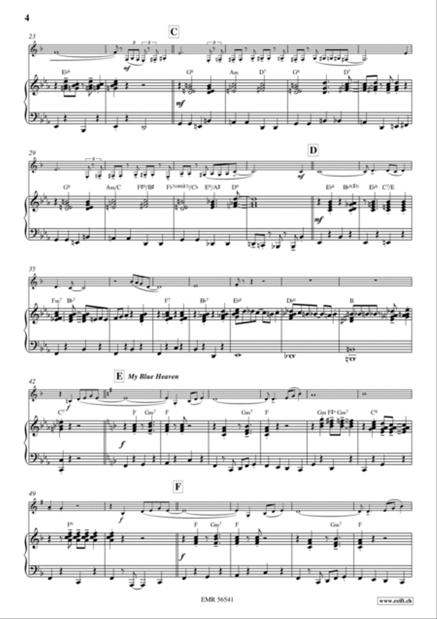 Charleston Medley Bass Clarinet scores gallery preview page 5
