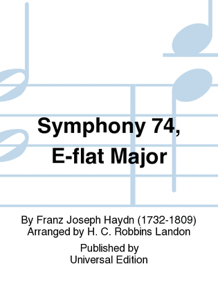 Book cover for Symphony 74, Efl Maj