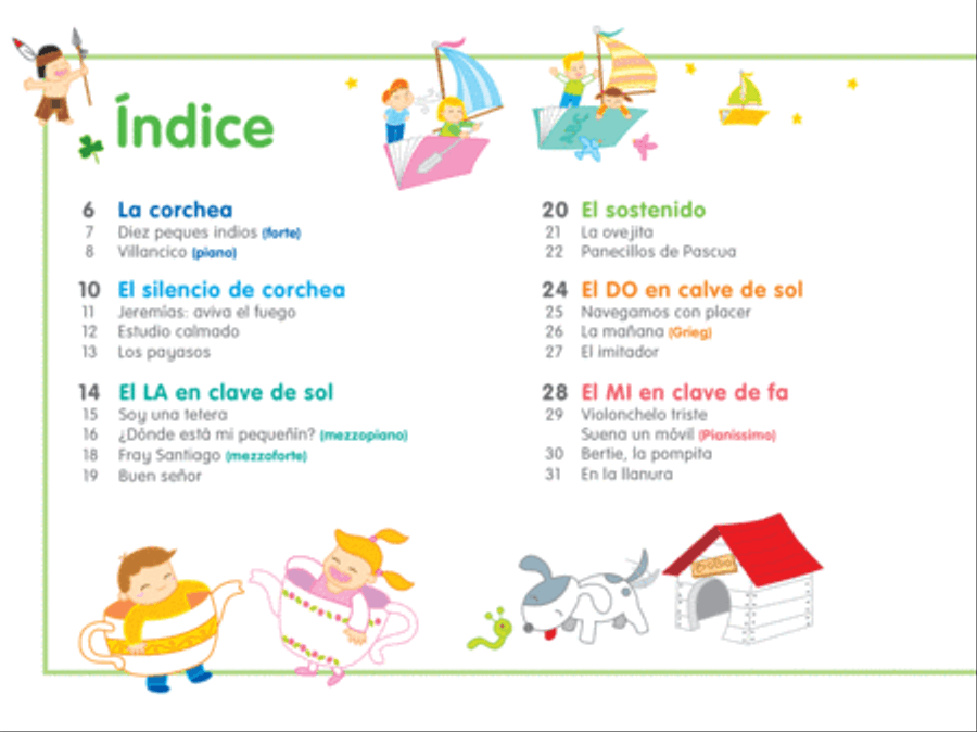 Poco Piano para NiA+-os, Book 2 Piano Method scores gallery preview page 5
