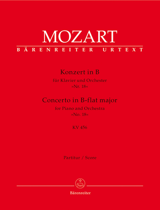 Concerto for Piano and Orchestra, No. 18 B flat major, KV 456