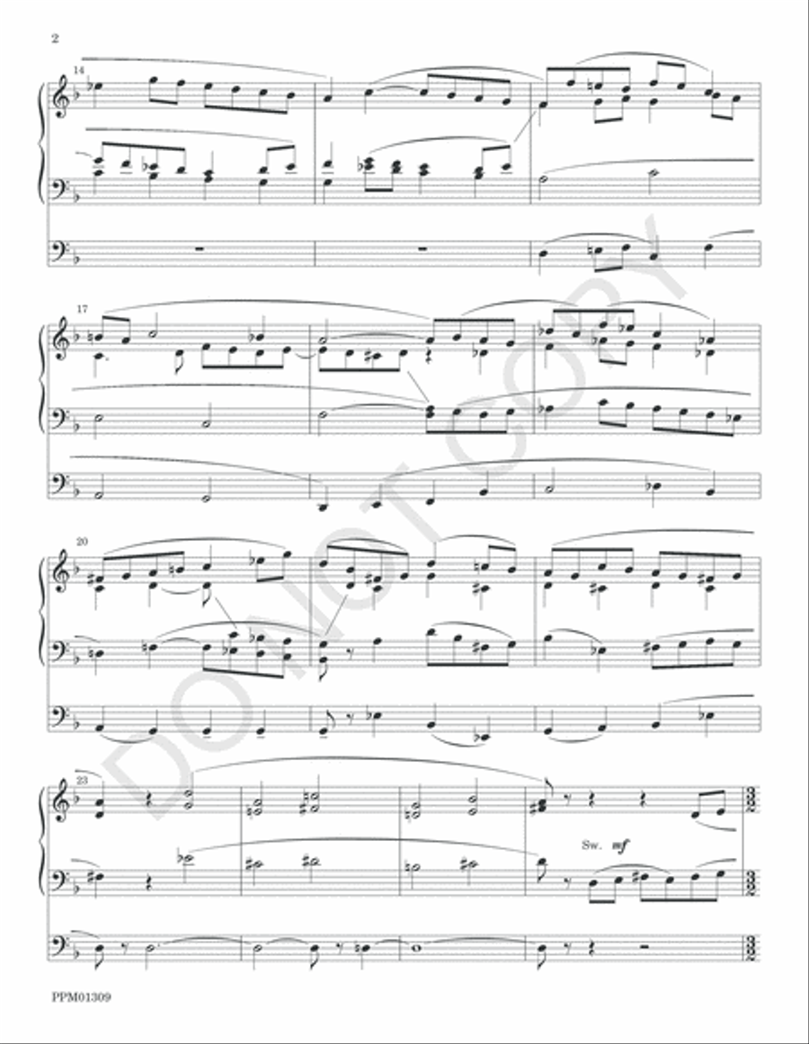 Fughetta on a Soggetto Cavato Voice scores gallery preview page 5