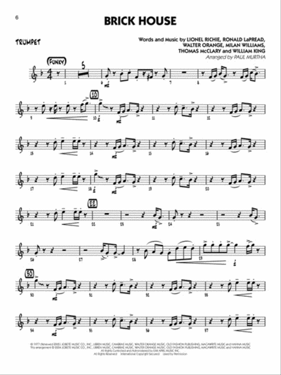 Popular Hits - Trumpet Big Band scores gallery preview page 4