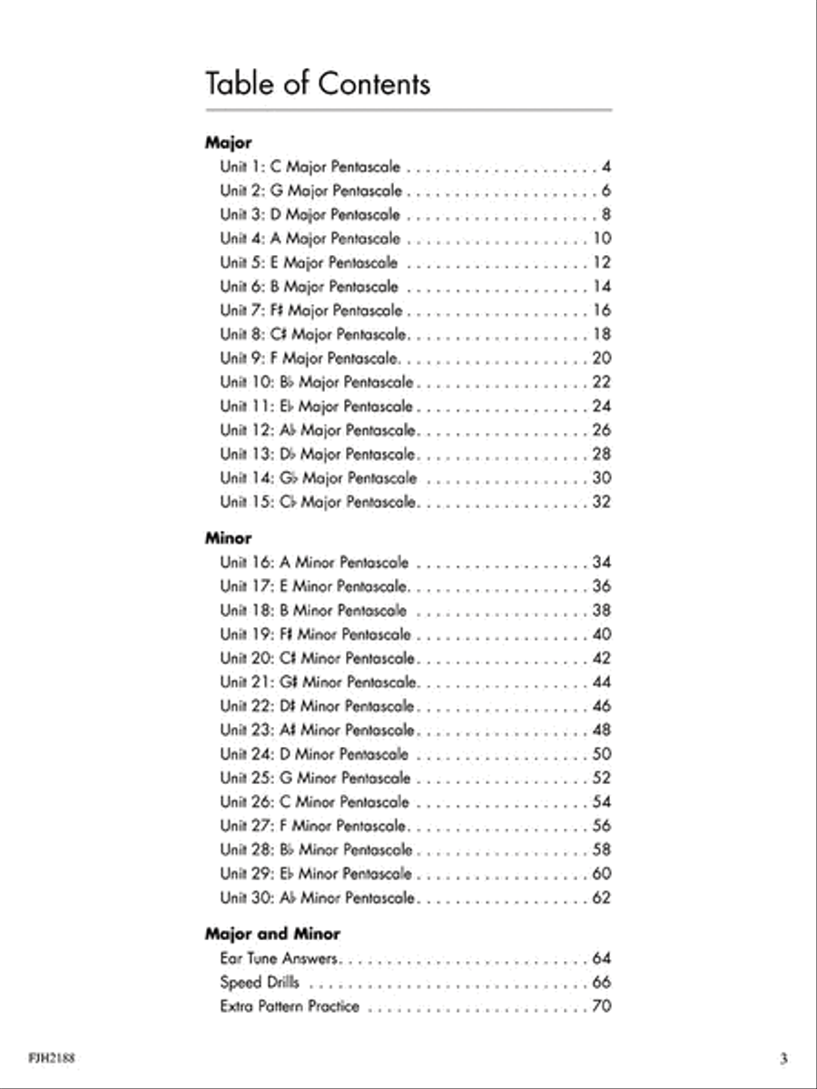 My Big & Easy Five-Finger Scale Book