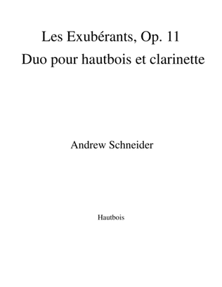 Les Exubérants, Op. 11