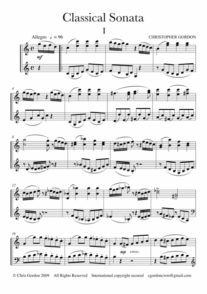 Classical Sonata (for Piano) image number null