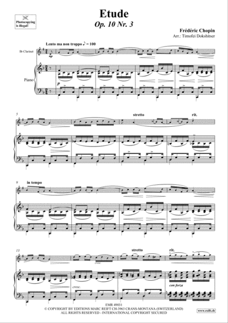 Etude Clarinet Solo scores gallery preview page 4