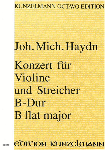 Concerto for violin in B-flat major