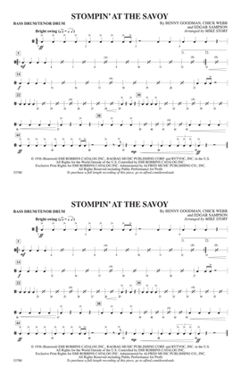 Stompin' at the Savoy: Bass Drum/Tenor Drum