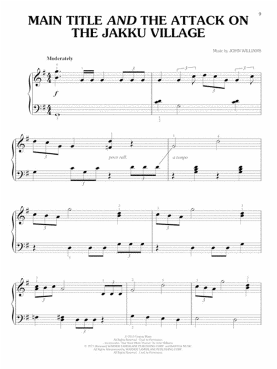 Star Wars: Episode VII - The Force Awakens Easy Piano scores gallery preview page 4