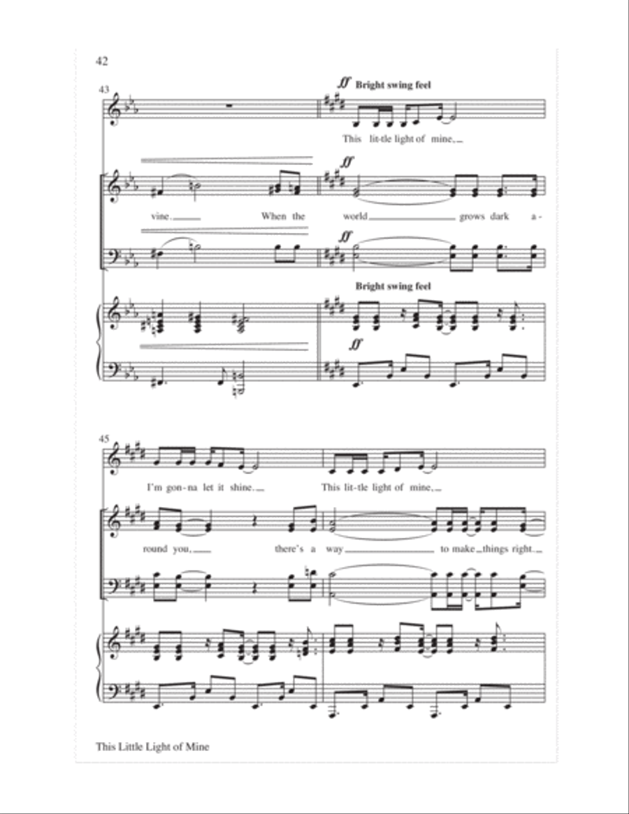 Let the Children Sing Let the Children Sing 4-Part scores gallery preview page 44