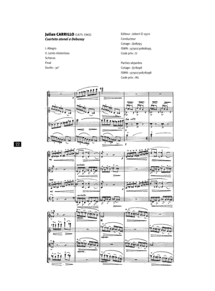 Cuarteto Atonal a Debussy