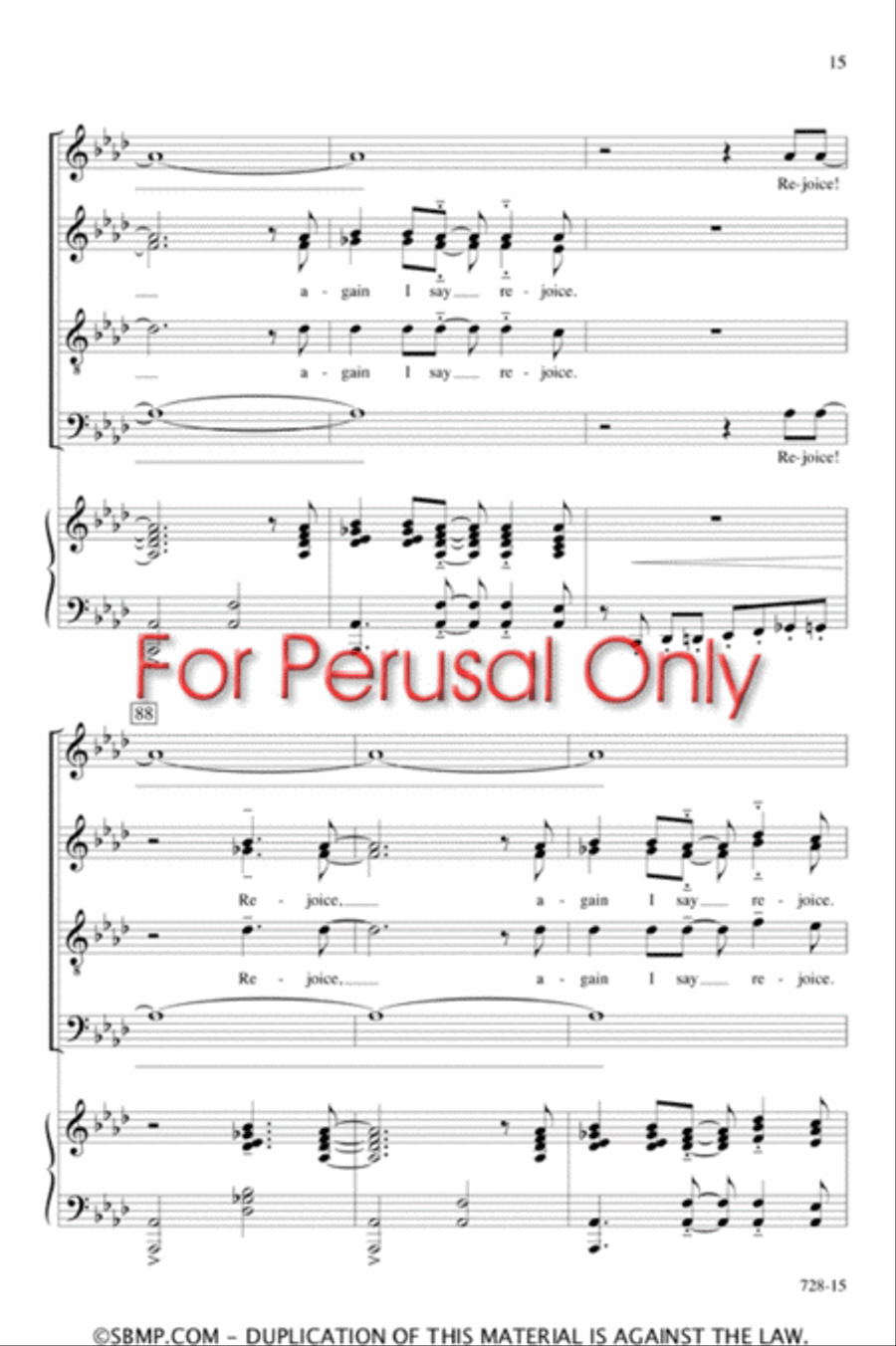 Rejoice! - SATB Octavo Rejoice! - SATB Octavo 4-Part scores gallery preview page 14